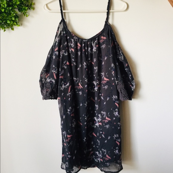Maurice’s Cold Shoulder Floral Dress - Picture 1 of 7